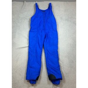 Vintage 80s Ski Bibs Mens Size XL Solid Blue Raewiks